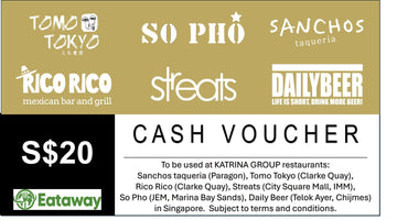 KATRINA GROUP DINING VOUCHER - SGD$20